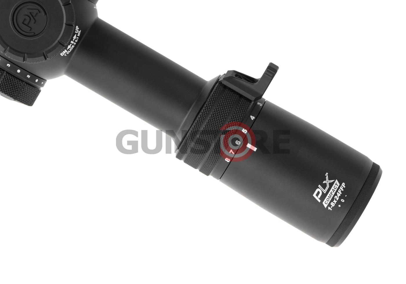 Fotografia: PLxC 1-8X24 FFP ACSS Raptor M8 Meters Reticle 5.56/.308