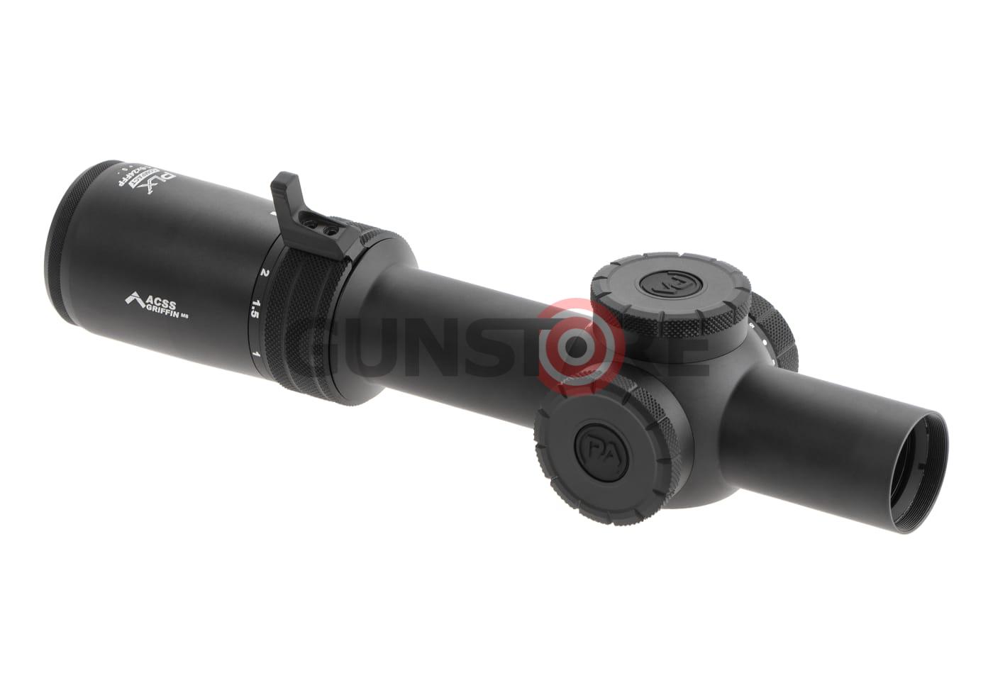 PLxC 1-8X24 FFP ACSS Griffin MIL M8