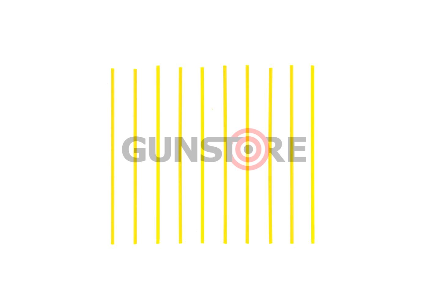 Fiber Optics Blister 2mm Yellow