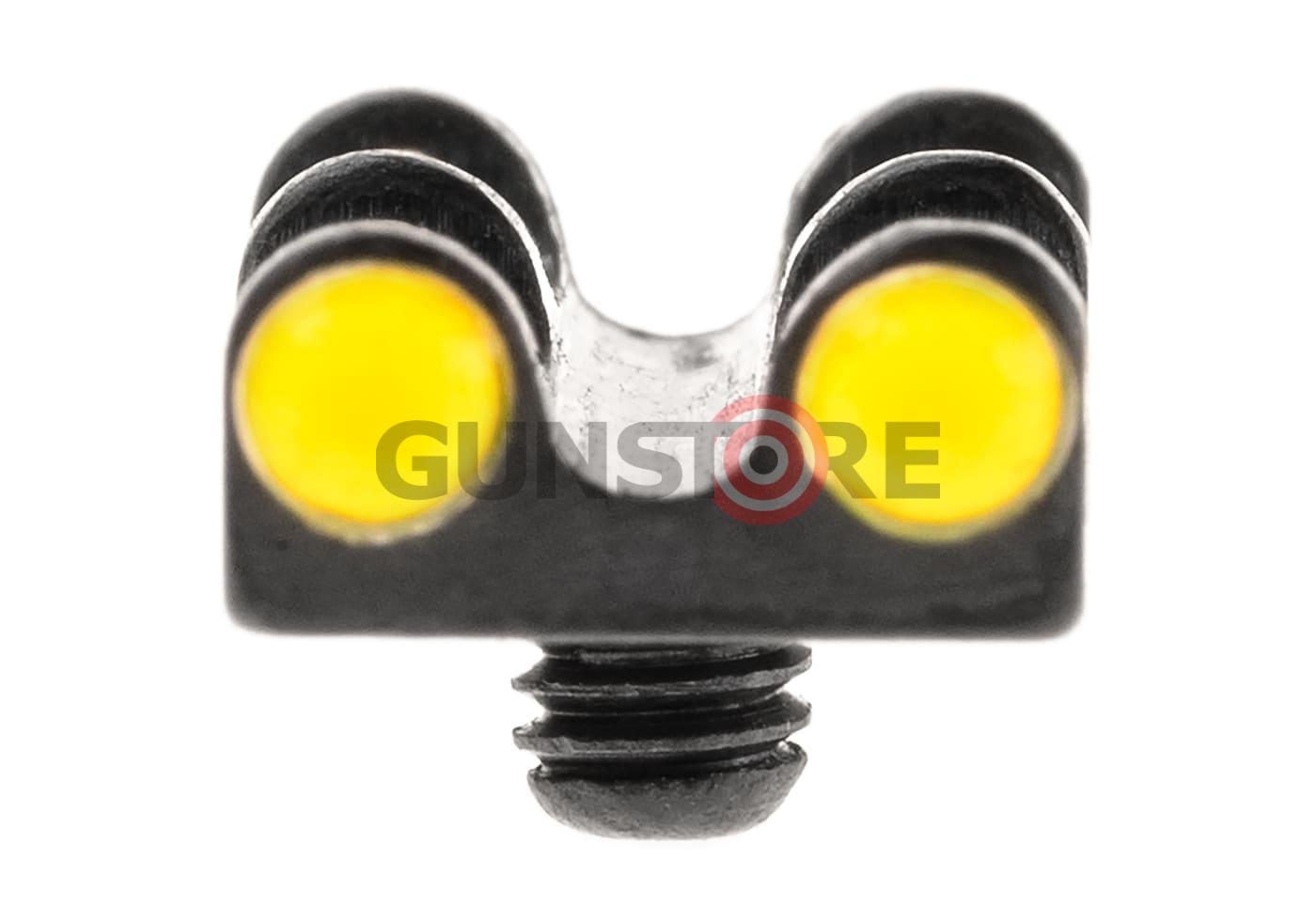 Fotografia: Yellow Twin Fiber Optics Front Sight 2,6 MA Thread
