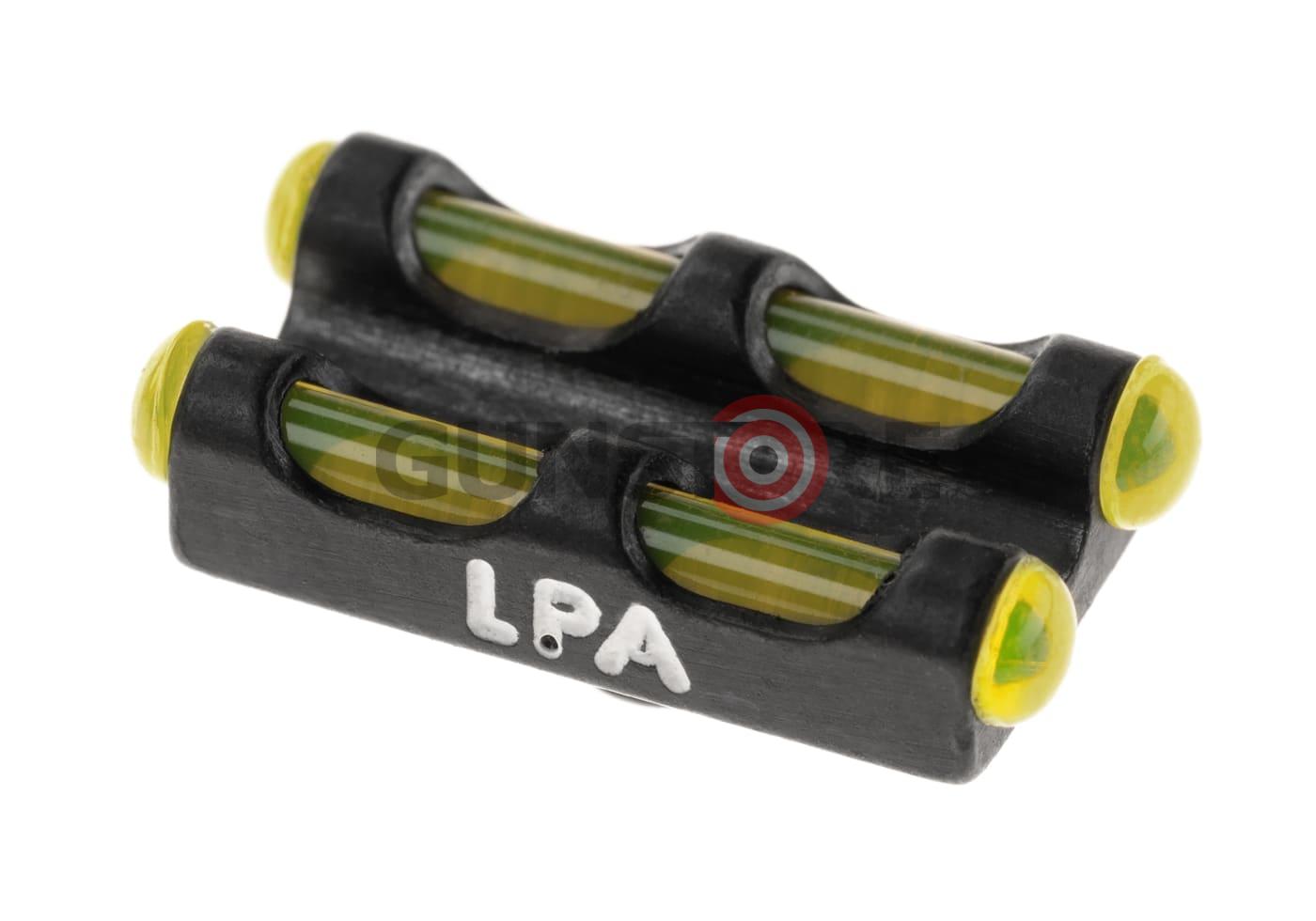 Yellow Twin Fiber Optics Front Sight 3,0 MA Thread