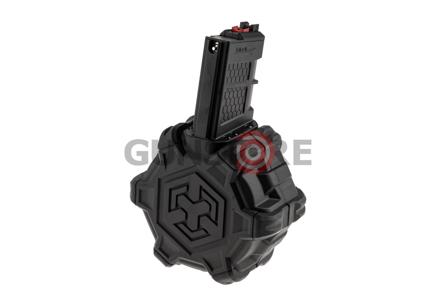 Fotografia: Drum Mag AR15 Series GBB 350rds