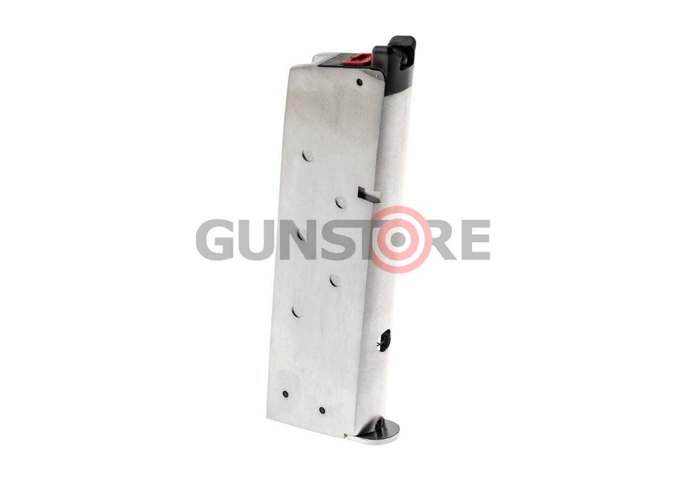 Magazin 1911 Single Stack GBB 15rds Silver
