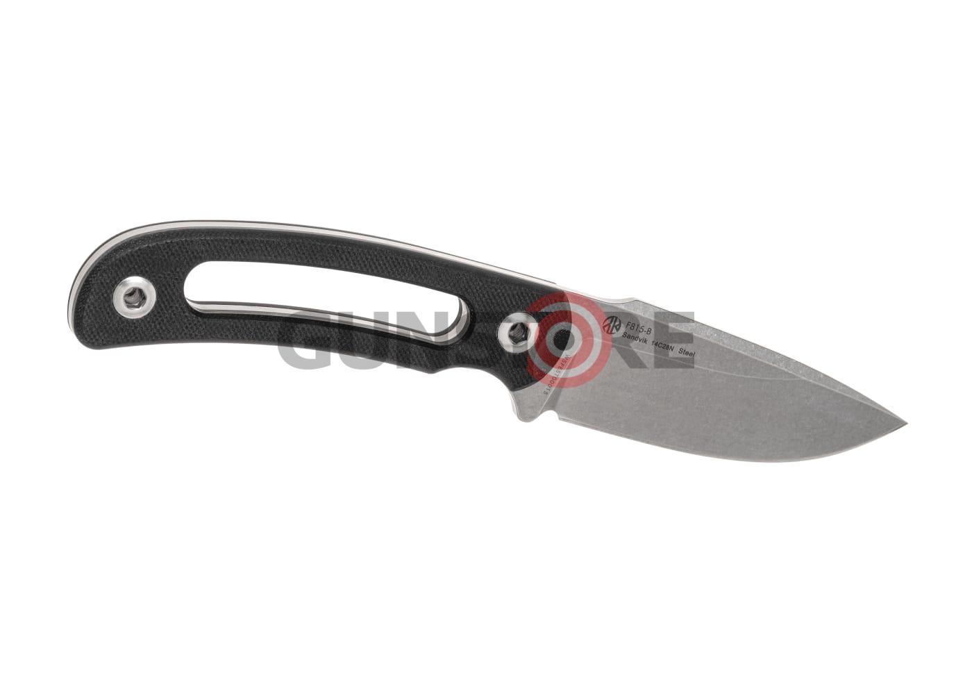 D2 Fixed Blade Silver Flecks Handle