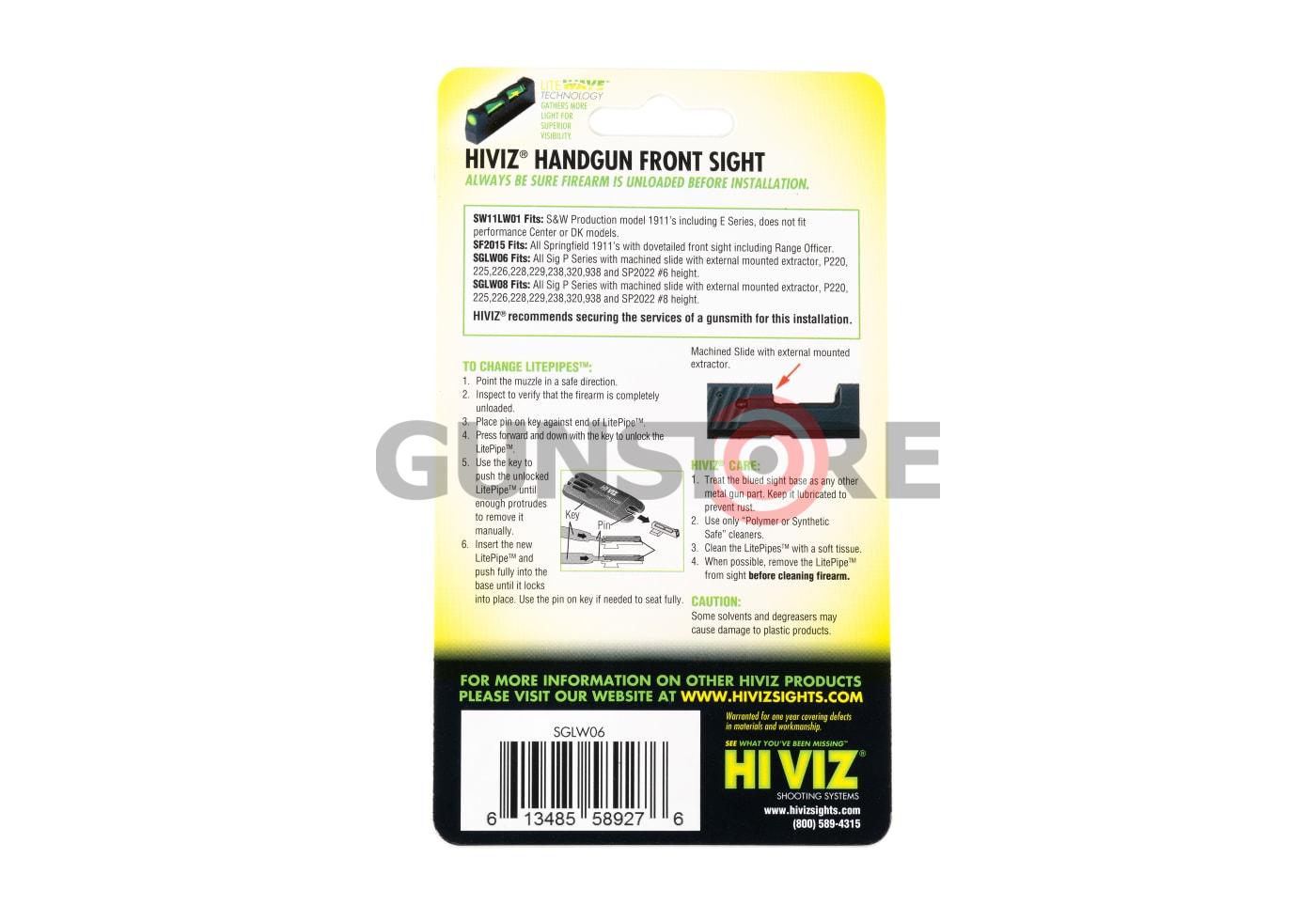Fotografia: LiteWave Front Sight for Sig P-Series SGLW06