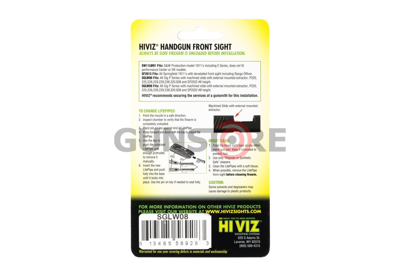 Fotografia: LiteWave Front Sight for Sig P-Series SGLW08