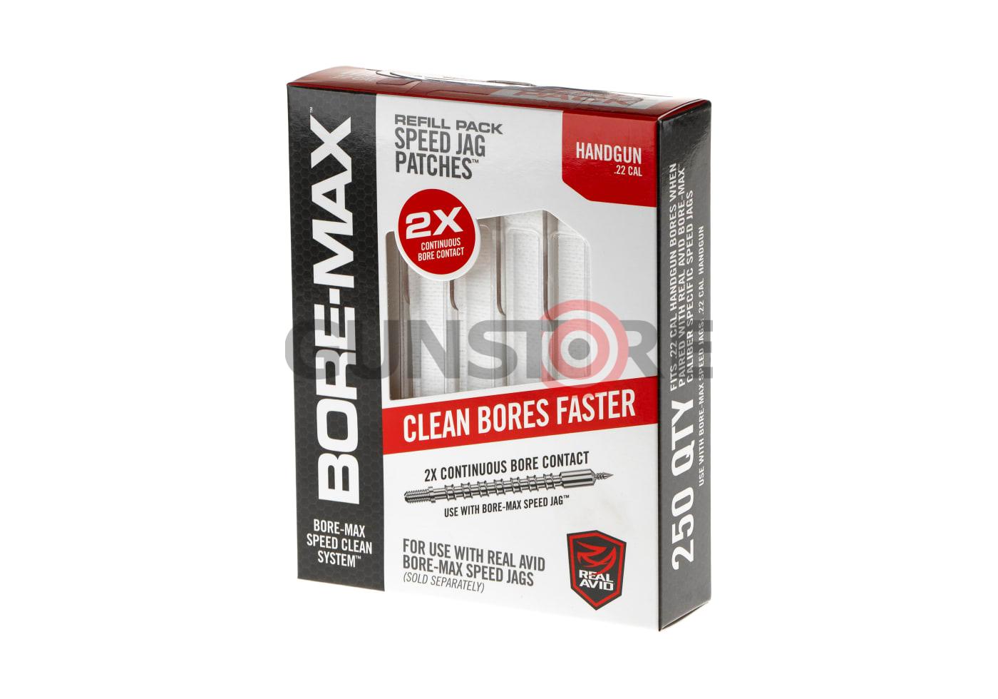 Fotografia: Bore-Max Speed Jag Patches Refill - 8" .22