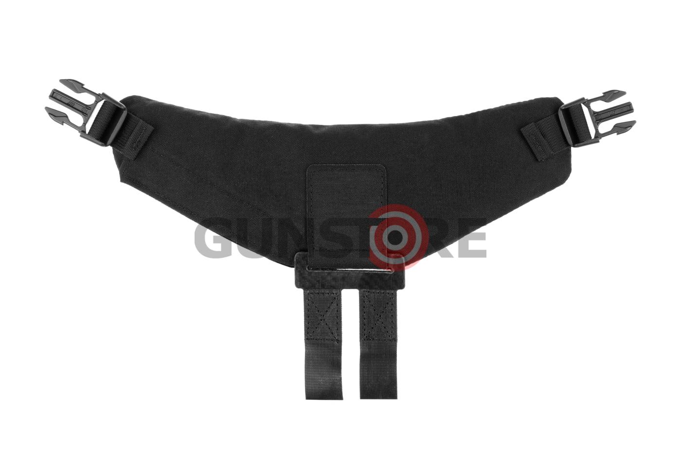Cover for Ballistic Throat Protection Black