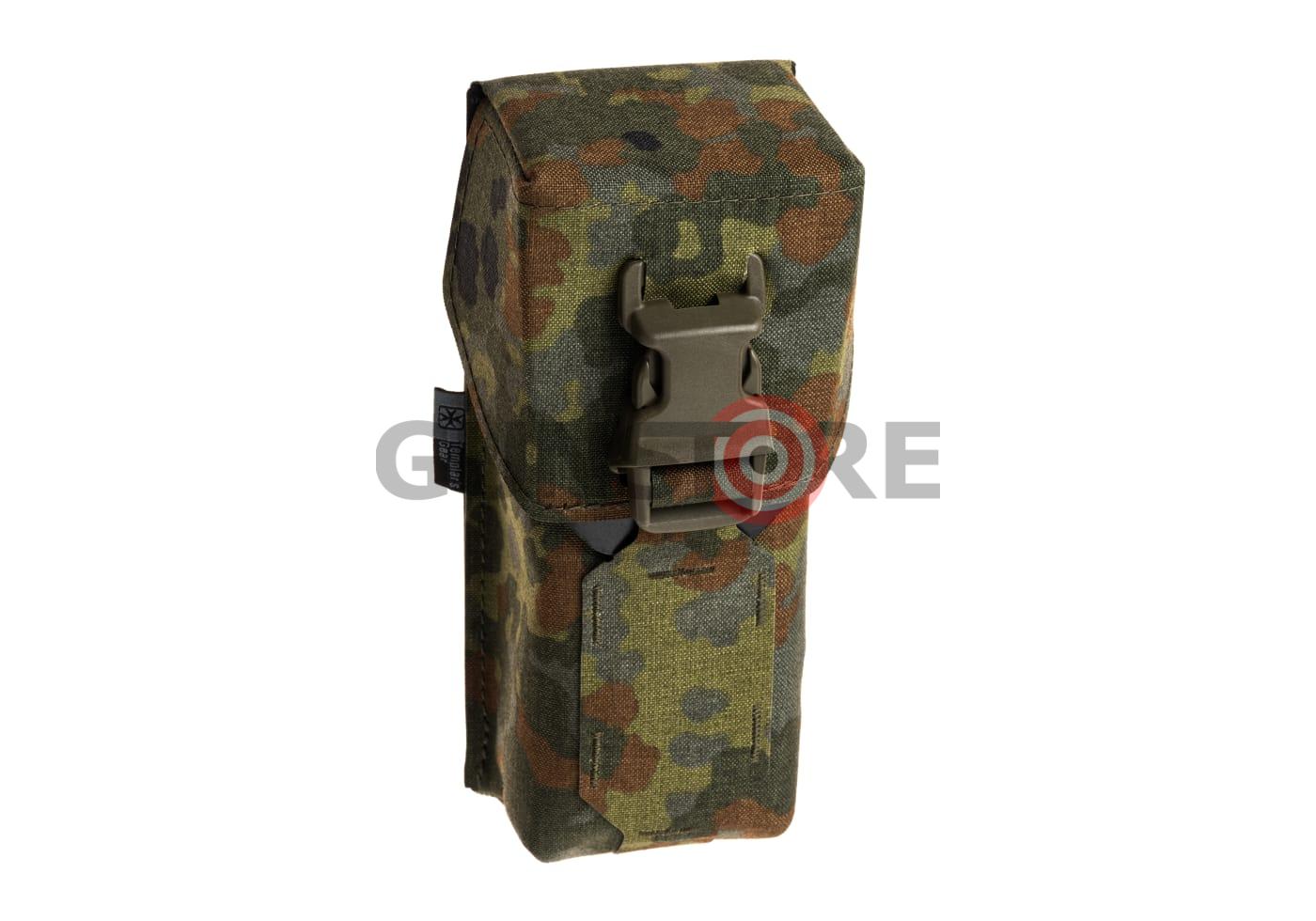 Double Magazine Pouch Full Flap AR Flecktarn