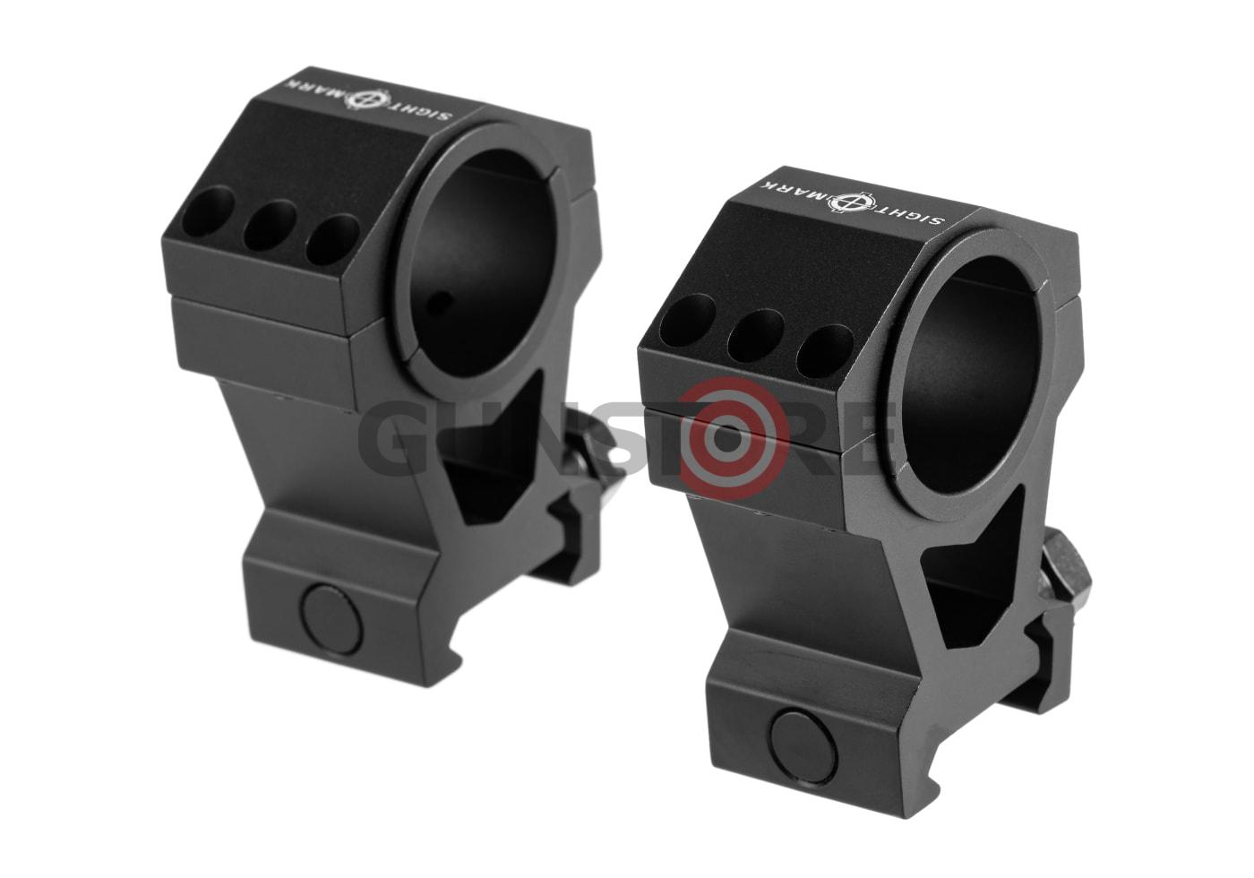 Fotografia: Tactical Mounting Rings – Extra-High Height Picatinny Rings 1 inch / 30mm