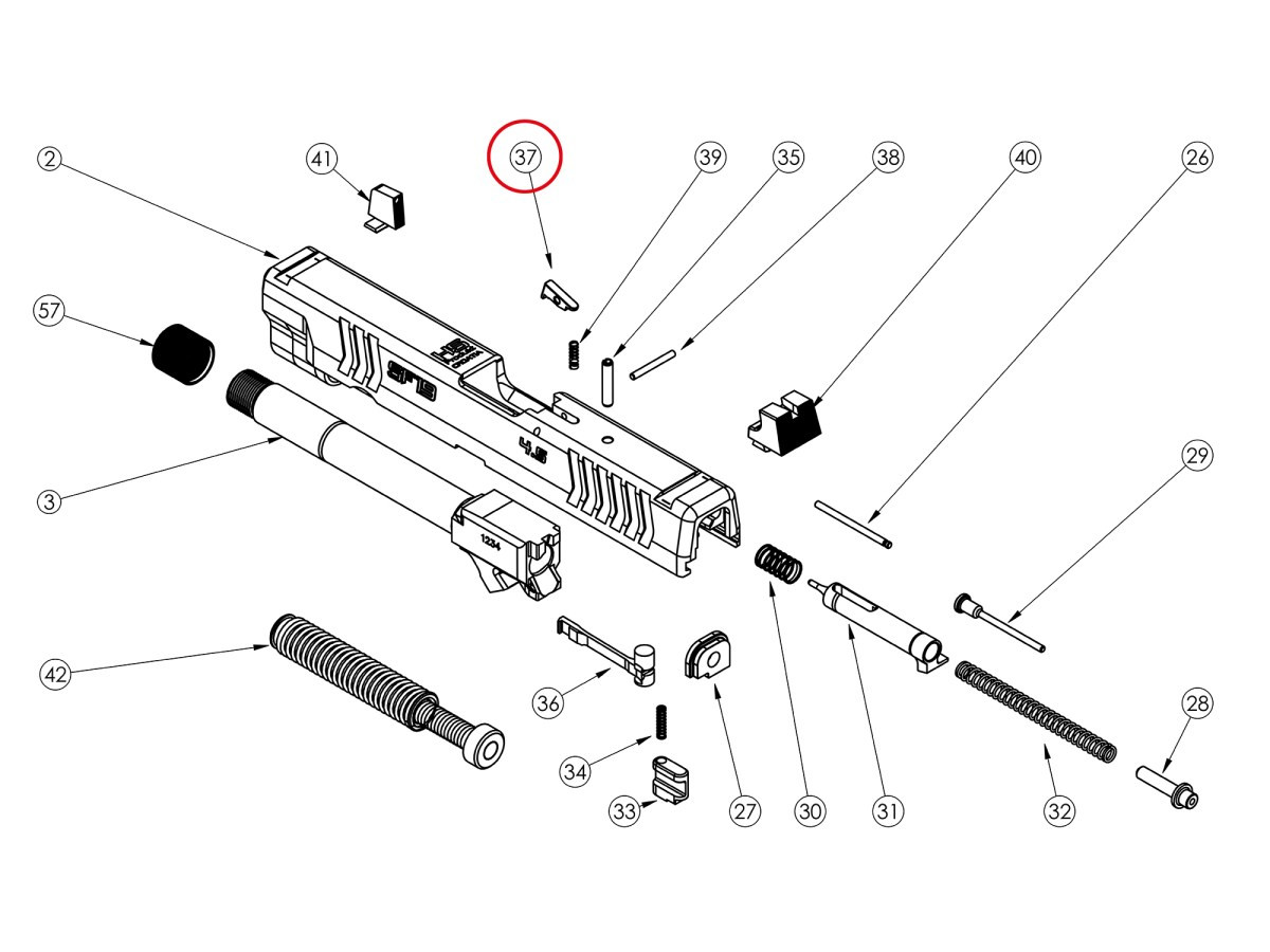 Fotografia: Indikátor náboja v komore XD/XD-M/SF19/G2 line