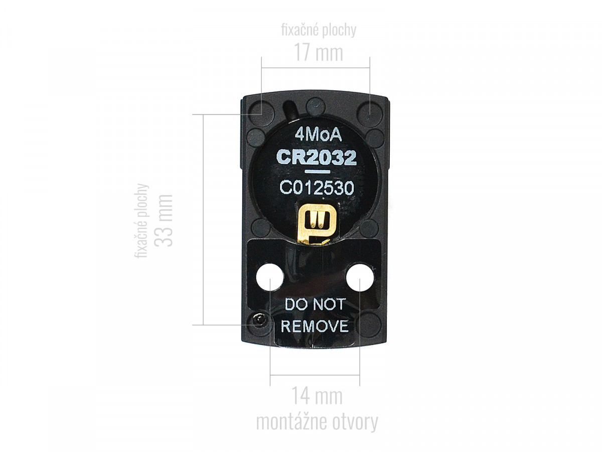 Fotografia: Shield Reflex Mini Sight Draw, 4 MOA, Glass Lens