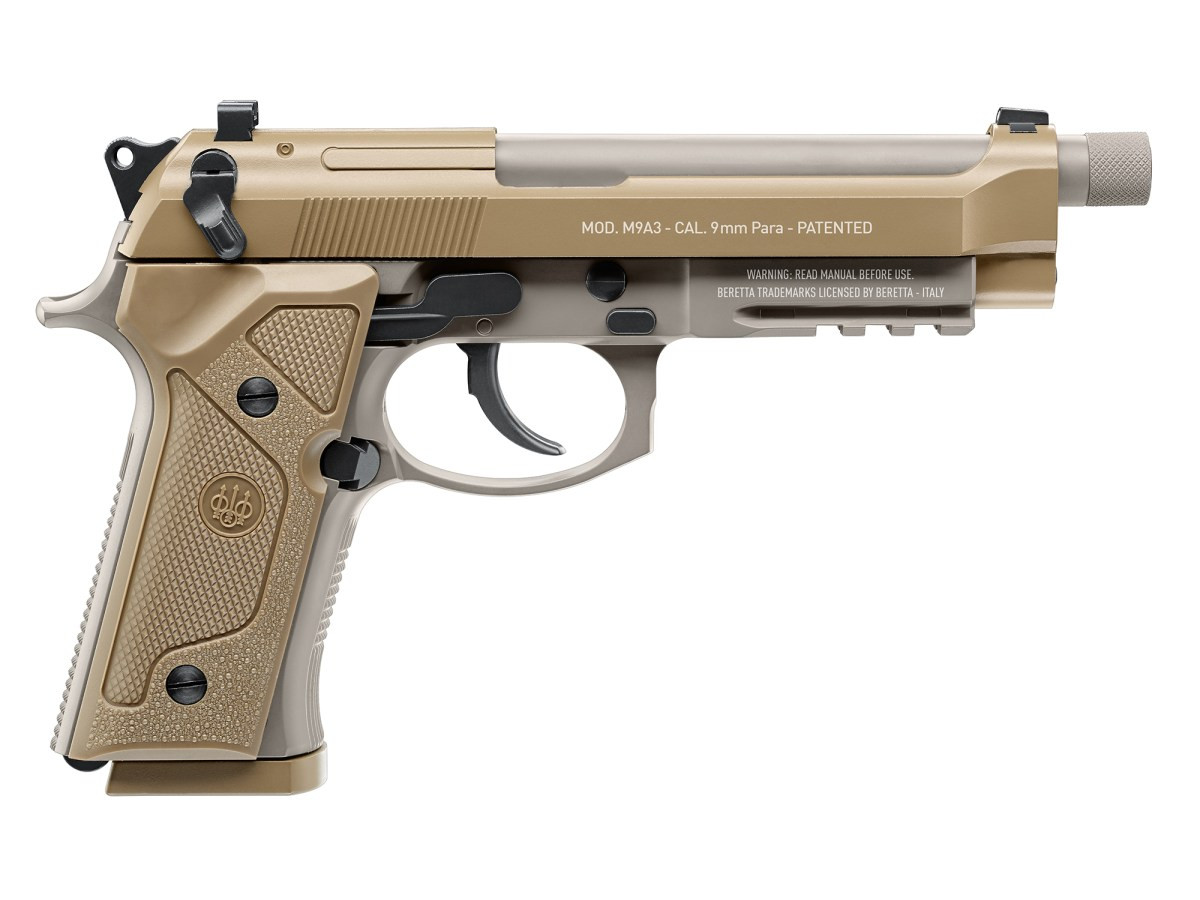 Fotografia: Pištoľ CO2 Beretta M9A3 FM FDE, kal. 4,5mm BB