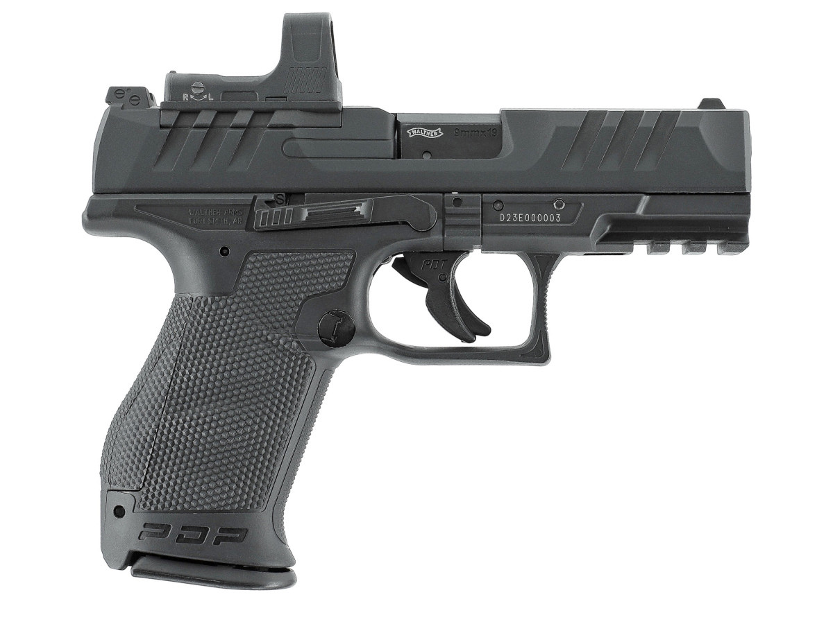 Fotografia: Pištoľ CO2 Walther PDP Compact 4" Blowback Set, kal. 4,5mm BB