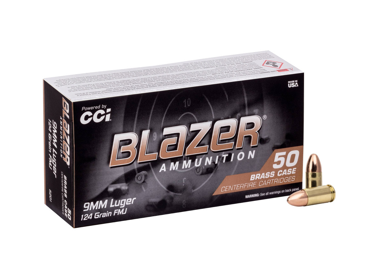 9mm Luger Blazer 124gr/8,04g FMJ (5201)