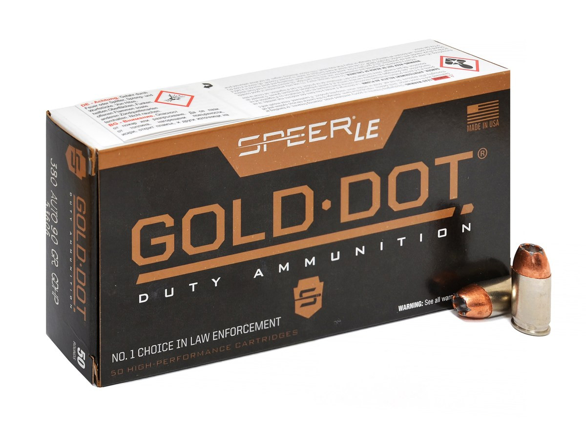 .380Auto Speer Gold Dot 90gr/5,83g JHP (53606)