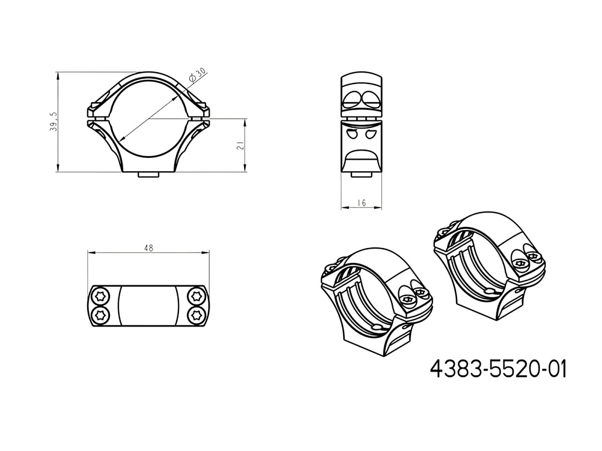 Fotografia: Krúžky JKN UNI 30mm, výška 21mm