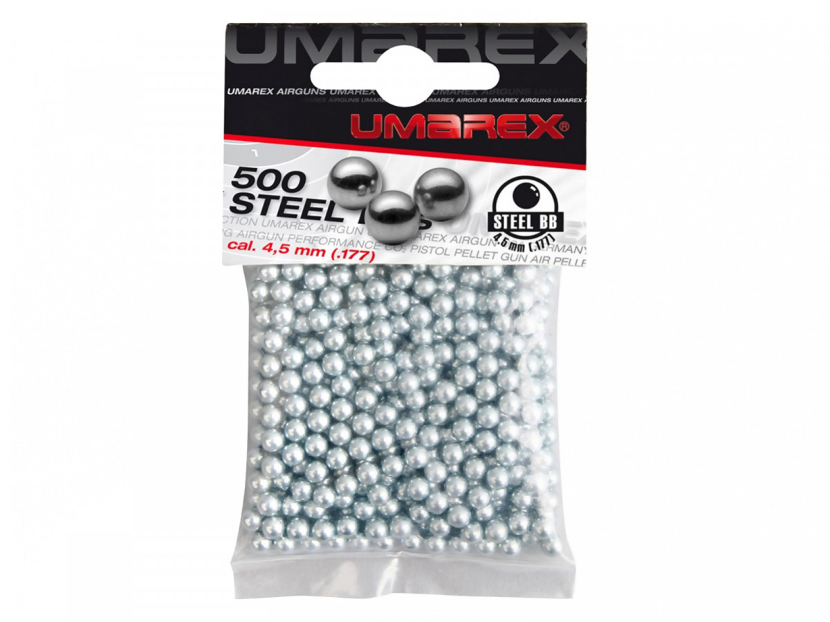 Guličky oceľové Umarex 500ks, kal. 4,5mm BB