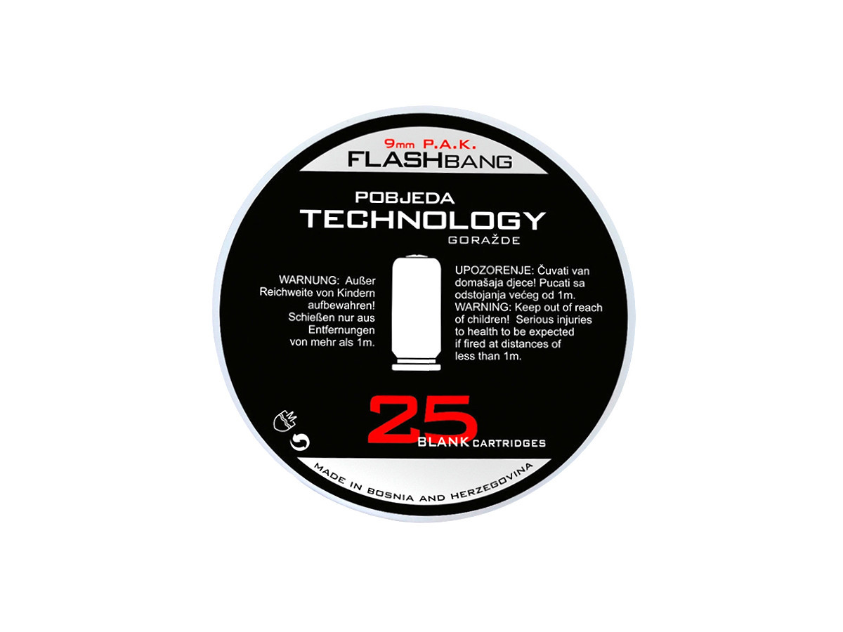 Fotografia: Nábojky štart. MAXXTech 9mm P.A.K. Flash Bang 25 ks