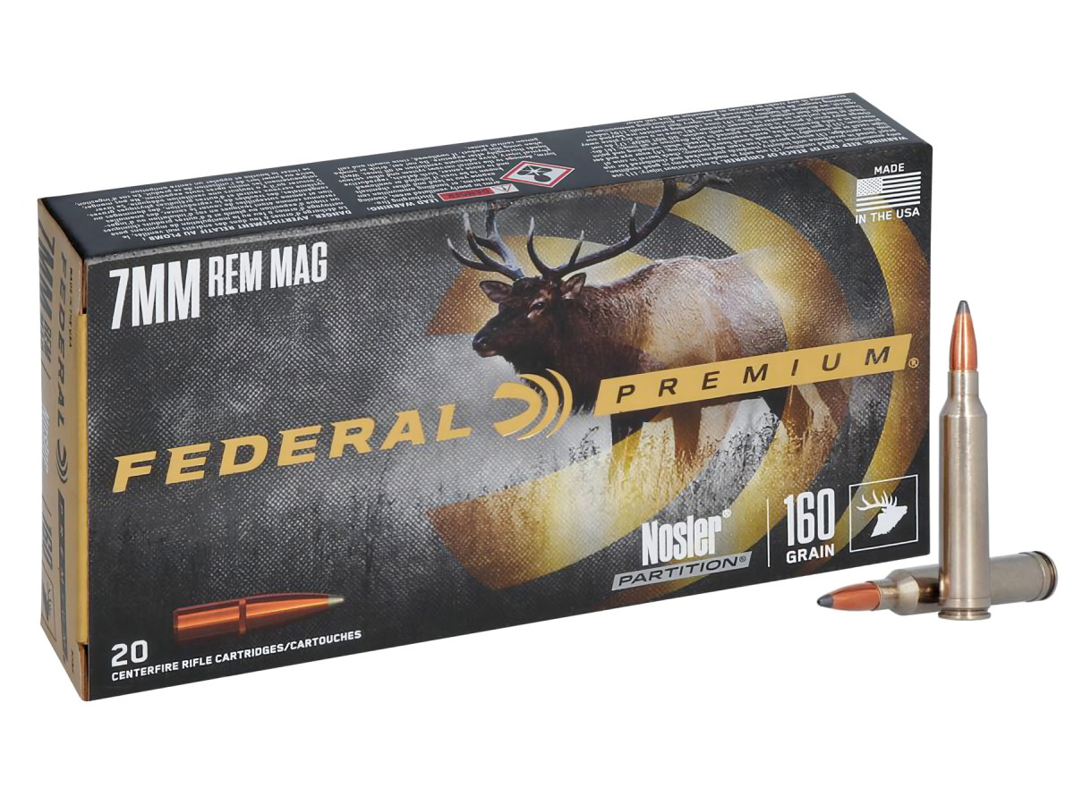 7mmRemMag. Federal Premium Nosler Partition 160gr/10,37g (P7RF)