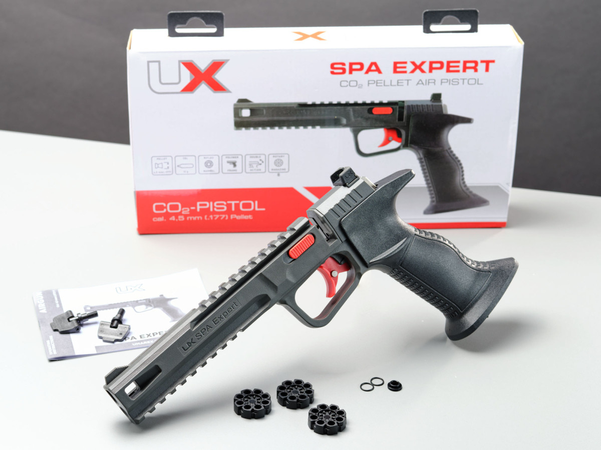 Fotografia: Pištoľ CO2 UX SPA Expert, kal. 4,5mm diabolo