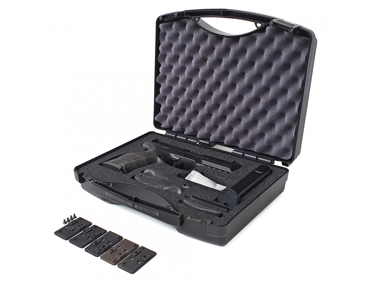 Fotografia: Pištoľ HK SFP9-OR PB, kal. 9x19, s 5 montážnymi platničkami