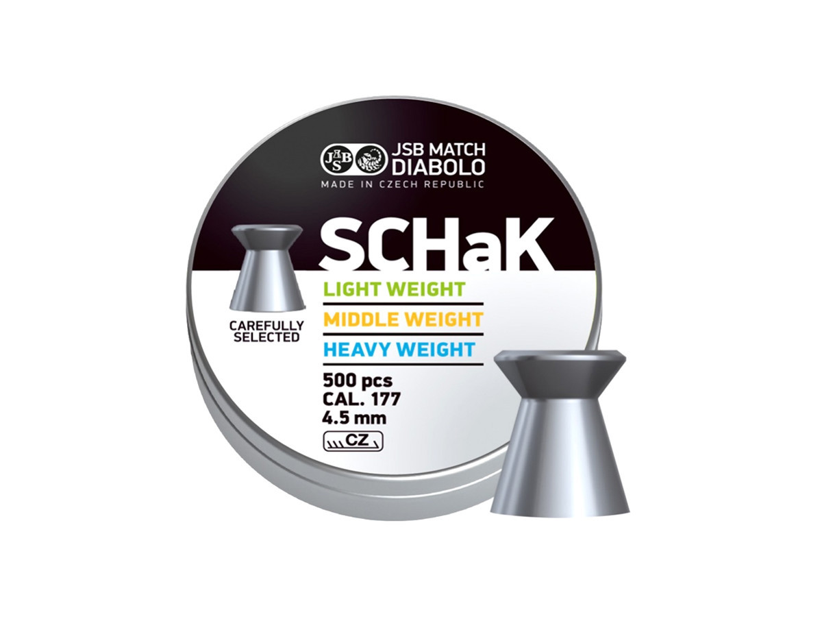 JSB SCHaK (modrá - S100) 4,50mm 500ks