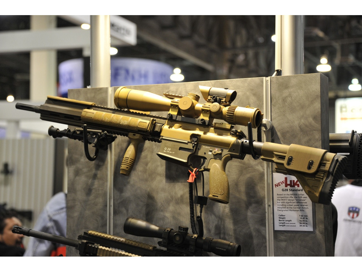 Fotografia: HK G28Z, kal. .308Win.