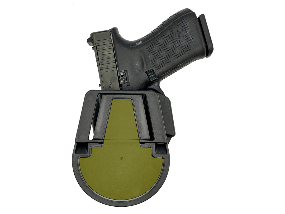 Fotografia: GL-PRO, puzdro pre Glock 17/19/19X/22&23(gen1-4)/ 25/31/32/34/35/44/45, s pádlom, s poistkou