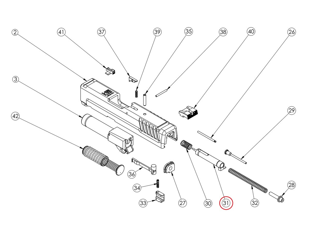 Fotografia: Úderník XD/XD-M/SF19/G2 line 9x19