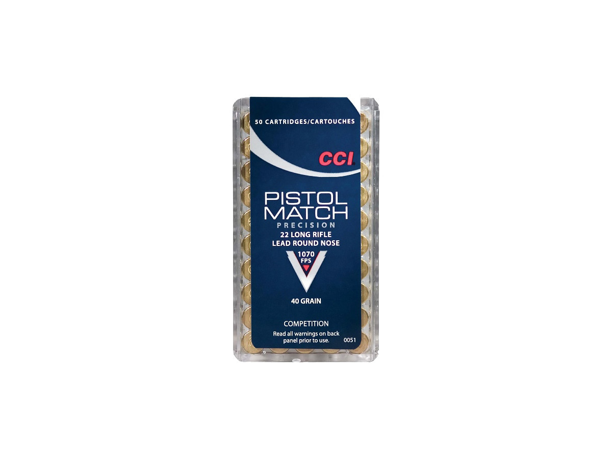 Fotografia: .22LR CCI Pistol Match 40gr/2,59g, 50 ks (0051)