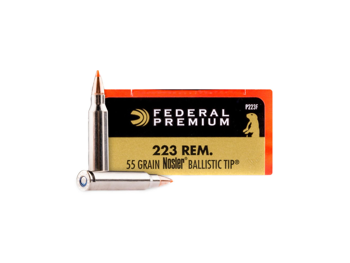.223Rem. Federal Premium Nosler Balistic Tip 55gr/3,56g (P223F)