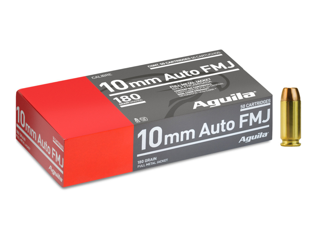 Aguila 10mm Auto 180gr/11,66g FMJ (1E102110/1E102121)