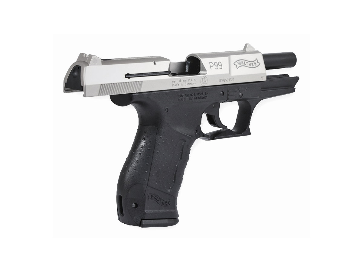 Fotografia: Pištoľ exp. Walther P99 bicolor, kal. 9mm P.A.K.