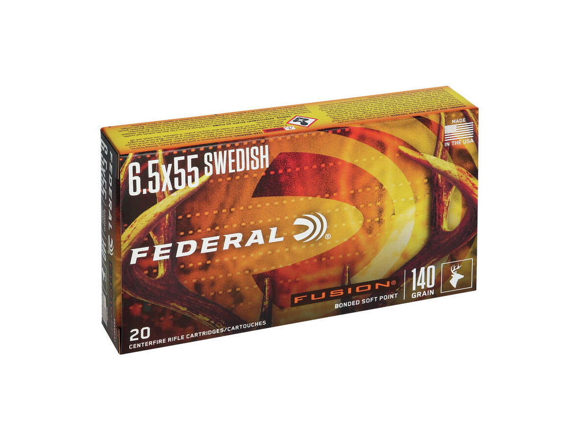 6,5x55SE Federal Fusion 140gr/9,07g SP (F6555FS1)