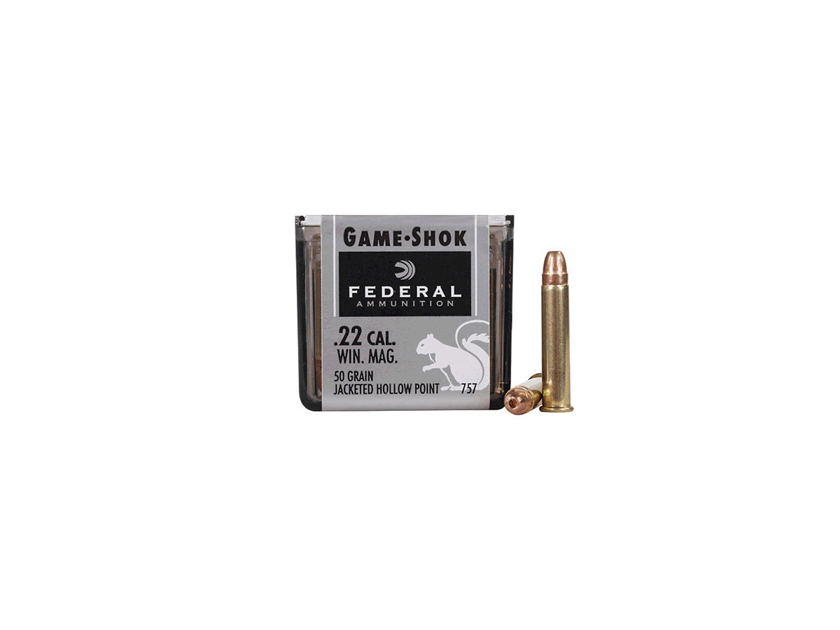 Fotografia: .22WMR Federal Game-Shok 50gr/3,24g JHP (757)