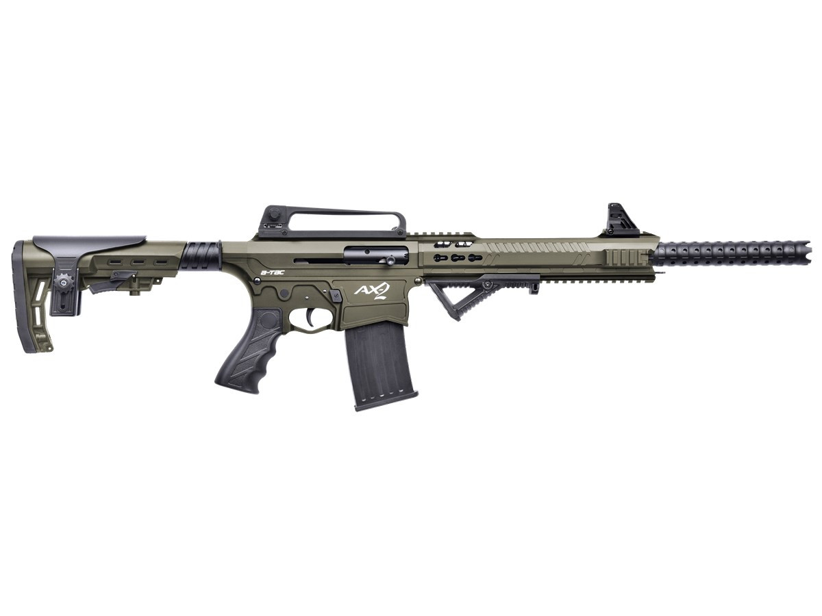 Fotografia: Khan Arms A-TAC AX-2, kal. 12/76, hl. 47cm O.D. Green Cerakote