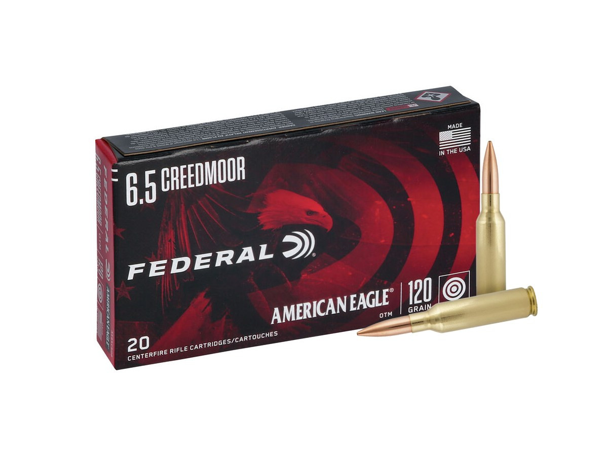 6,5 Creedmoor American Eagle 120gr/7,78g OTM (AE65CRD2)