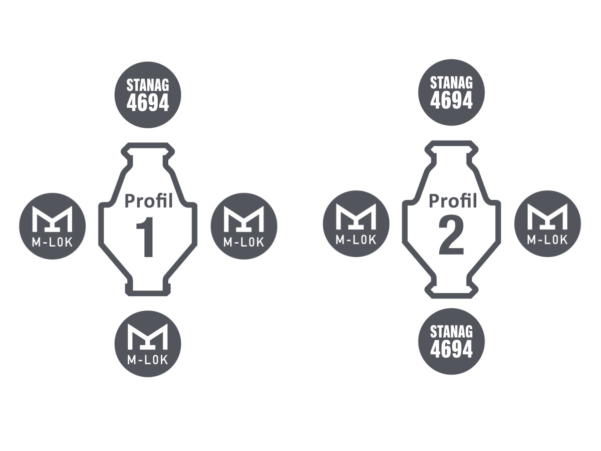 Fotografia: Predpažbie HK416 M-LOK 346mm profil-1 na MR223 FDE