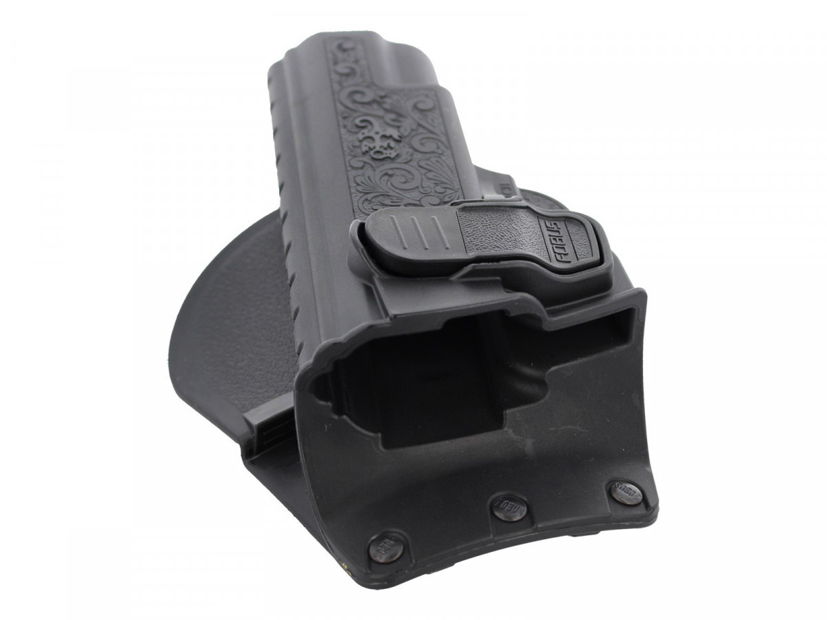 Fotografia: 1911CH, gravírované puzdro pre 1911 bez lišty, s pádlom, s poistkou