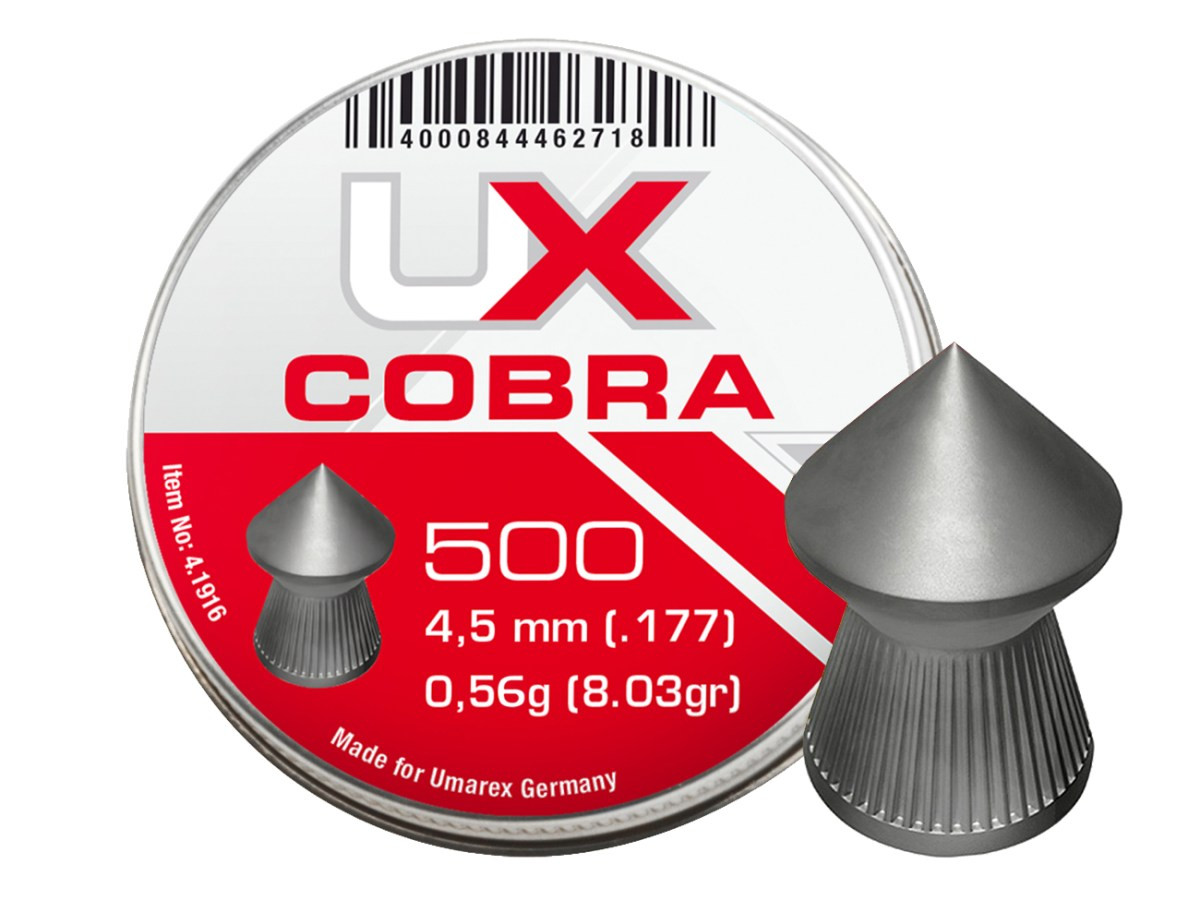 Diabolo UX Cobra 4,5mm 500ks