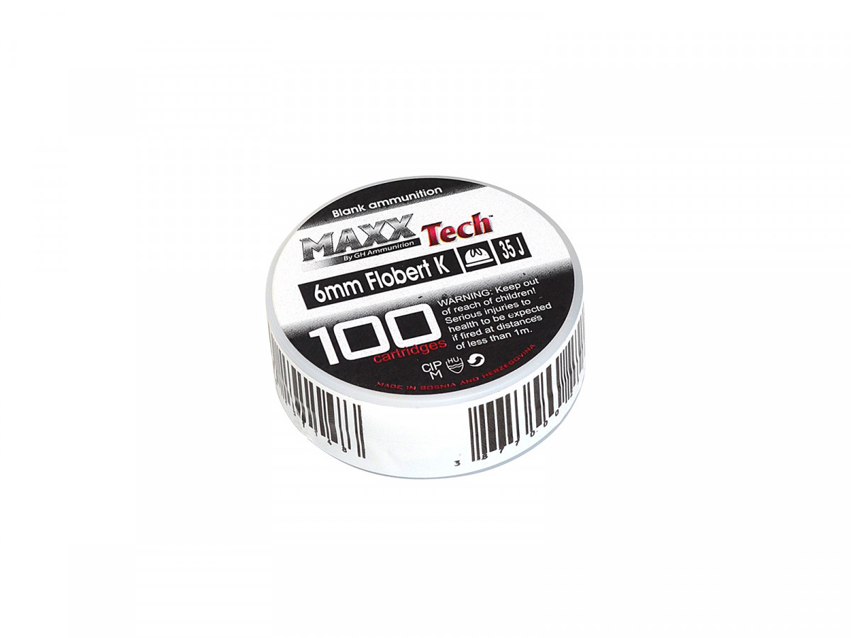 Nábojky štart. MAXXTech 6mm Flobert K. 100 ks