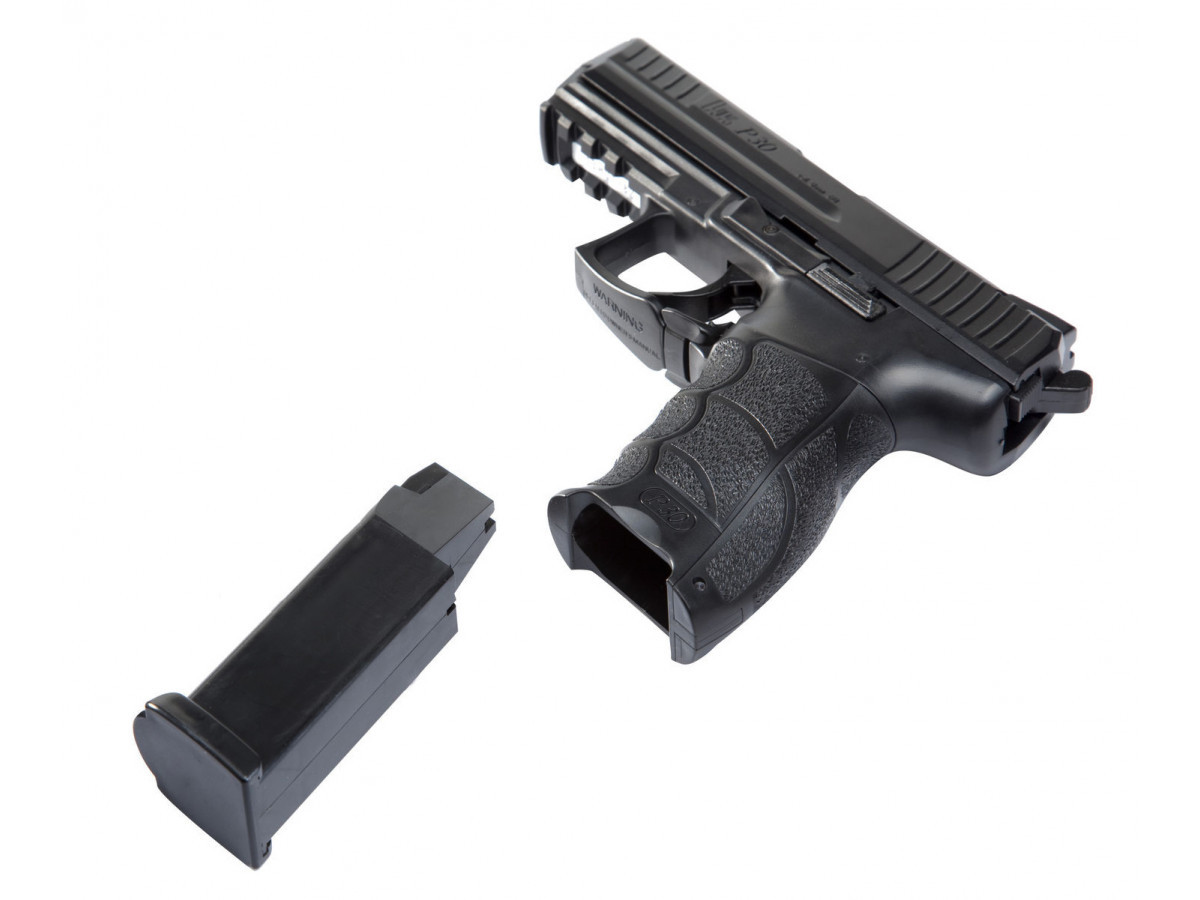 Fotografia: Airsoft. pištoľ Heckler & Koch P30, kal. 6mm, manuál - dekoračný predmet