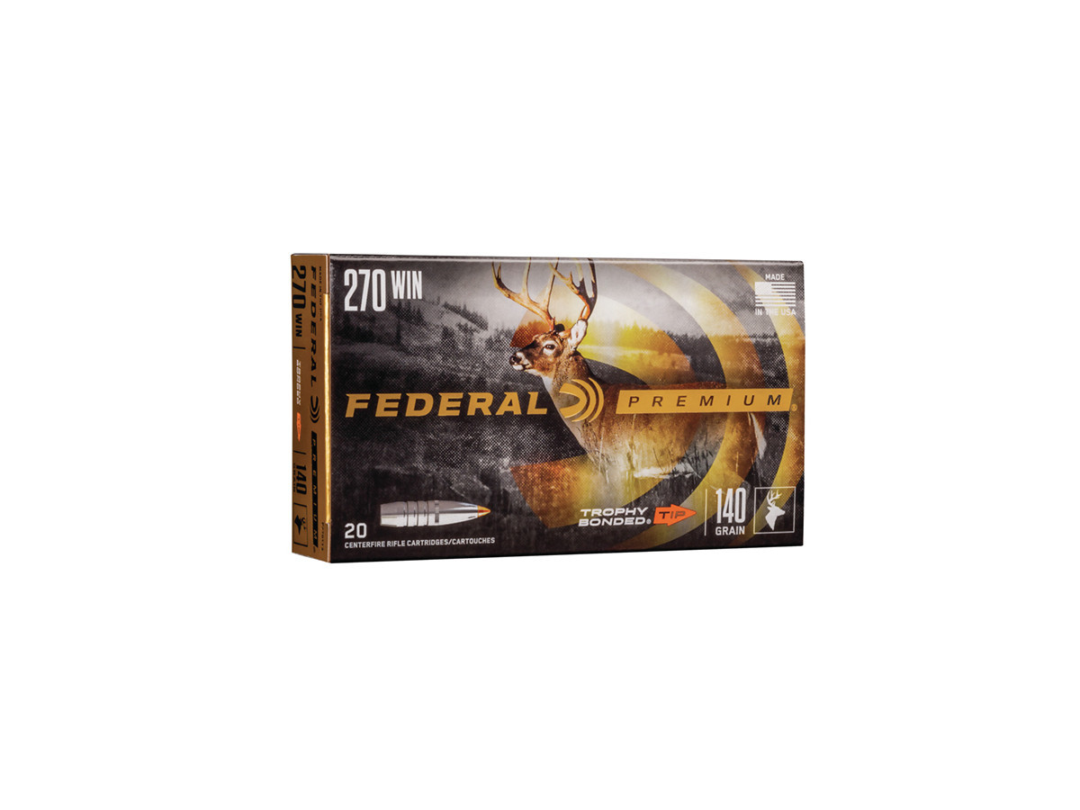 .270Win. Federal Premium Trophy Bonded Tip 140gr/9,07g (P270TT3)