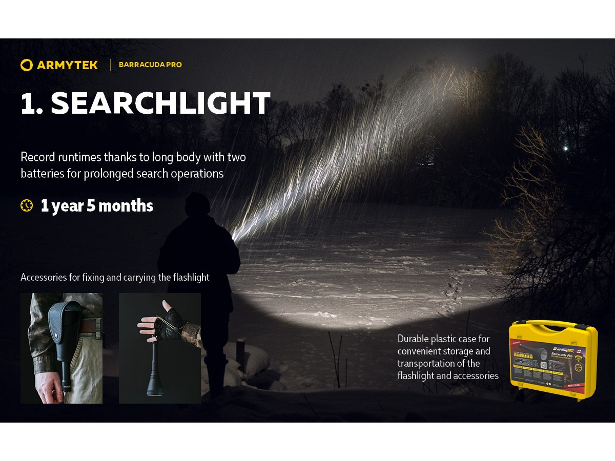 Fotografia: Armytek Barracuda Pro 1500lm (White)