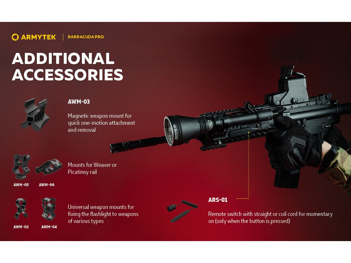 Fotografia: Armytek Barracuda Pro 1500lm (White)