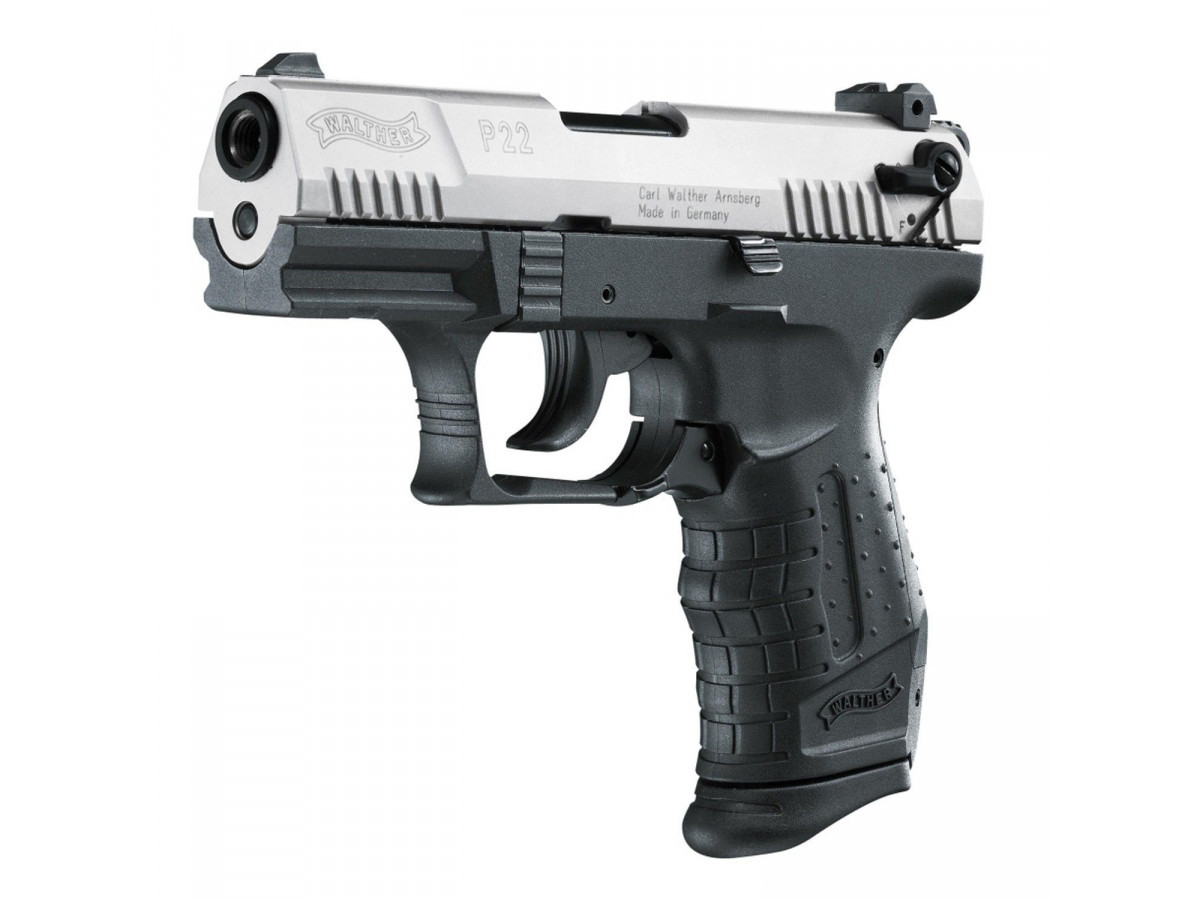 Fotografia: Pištoľ exp. Walther P22 bicolor, kal. 9mm P.A.K.