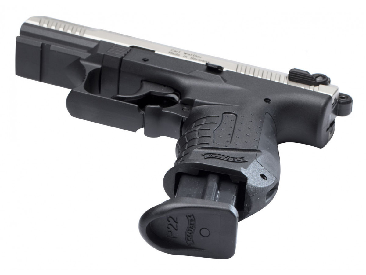 Fotografia: Pištoľ exp. Walther P22 bicolor, kal. 9mm P.A.K.