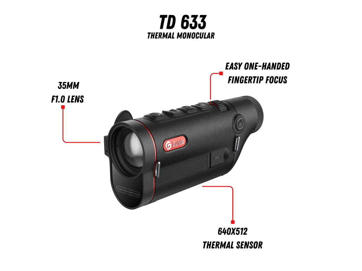 Fotografia: Termovízny monokulár Guide TD633