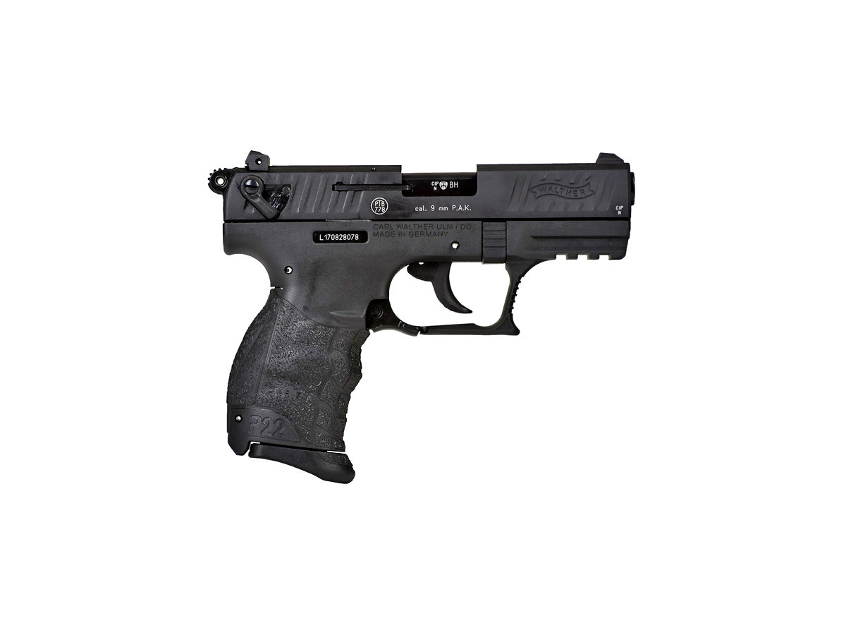 Fotografia: Pištoľ exp. Walther P22Q, kal. 9mm P.A.K.